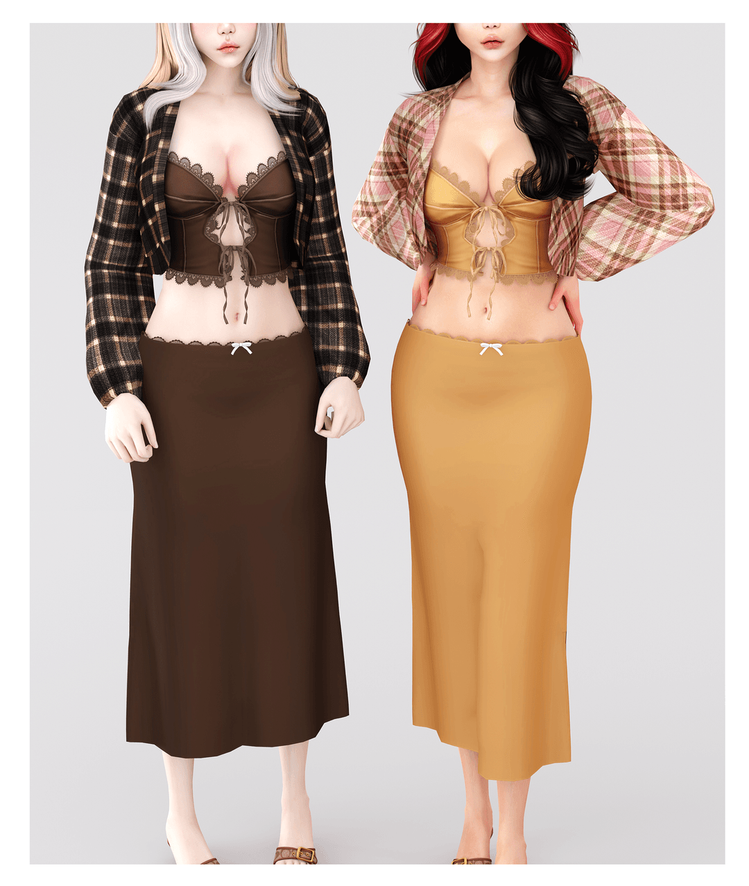 Скриншот мода Сет одежды Coffee Hot Mini Set